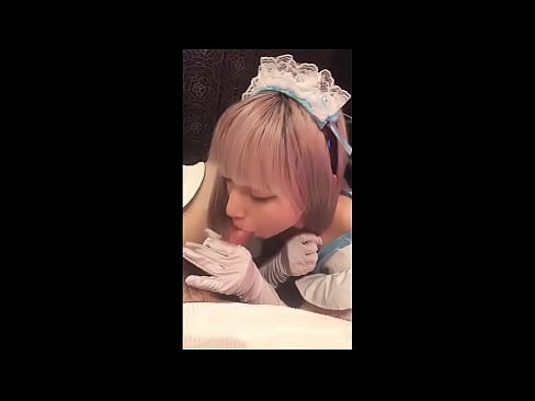 ❤️ جاپاني بت [ميوڪا]، فرينچ نوڪر جو لباس، حصو 1، بلو جاب ۽ لوشن سان جرڪ آف ☑  ﹏